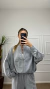 Kadın oversize hırkalı eşofman takımı