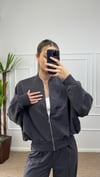Kadın oversize hırkalı eşofman takımı