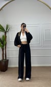 Kadın oversize hırkalı eşofman takımı