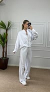 Kadın oversize hırkalı eşofman takımı