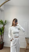 Kadın parmak geçmeli esnek body