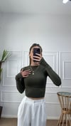 Kadın parmak geçmeli esnek body