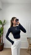 Kadın parmak geçmeli esnek body