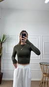 Kadın parmak geçmeli esnek body