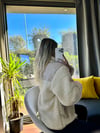 Kadın peluş muadil marka astarlı mont