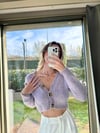 Kadın sakallı crop hırka