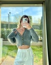 Kadın sakallı crop hırka