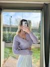 Kadın sakallı crop hırka