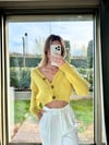 Kadın sakallı crop hırka