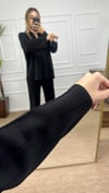 Kadın standart beden triko pantolon kazak takım