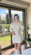 Kadın standart bedenli triko mini elbise