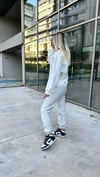 kadın üç iplik şardonlu hırkalı eşofman takımı