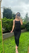 kadın yazlık ip askılı uzun boy barbie elbise