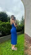 kadın yazlık ip askılı uzun boy barbie elbise