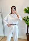 Karen Beyaz Poplin Gömlek