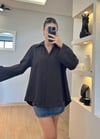 Karen Kahverengi Oversize Gömlek