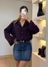 Karen Mürdüm Oversize Gömlek
