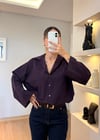 Karen Mürdüm Oversize Gömlek