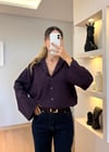 Karen Mürdüm Oversize Gömlek