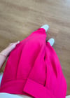 Kayli Pembe Keten Palazzo Pantolon