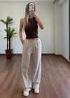 Keten Bej Pantolon