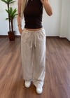 Keten Bej Pantolon