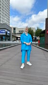 keten gömlek salaş pantolon takım 