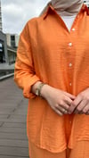keten gömlek salaş pantolon takım 