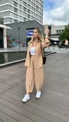 keten gömlek salaş pantolon takım 