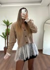 Krem Dantel Hırka