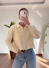 Krem Polo Yaka Triko