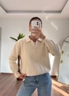 Krem Polo Yaka Triko