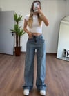 Küçük Baklava Taş İşleme Jean