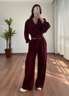 Levida Müslin Bordo Takım