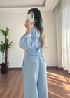 Levida Müslin Mavi Takım
