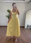 Lidya Sarı Elbise