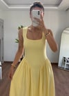 Lidya Sarı Elbise