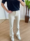 Linda İspanyol Paça Krem Jean
