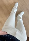 Linda İspanyol Paça Krem Jean