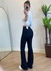 Linda İspanyol Paça Lacivert Jean 