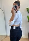 Linda İspanyol Paça Lacivert Jean 