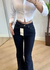 Linda İspanyol Paça Lacivert Jean 