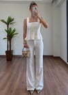 Liza Beyaz Alt Üst Takım