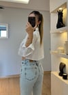 Liza Beyaz Fiyonk Gömlek