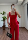 Liza Kırmızı Alt Üst Takım
