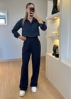 Liza Lacivert Fiyonk Gömlek