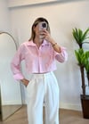 Liza Pembe Fiyonk Gömlek