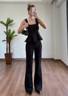 Liza Siyah Alt Üst Takım