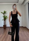 Liza Siyah Alt Üst Takım