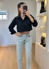 Liza Siyah Fiyonk Gömlek